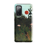 Virgin Forest - Henri Rousseau Phone Case Samsung Galaxy S20 Fe / Matte Phone Case Vibrant Jungle Scene Lush Green Foliage Virgin Forest