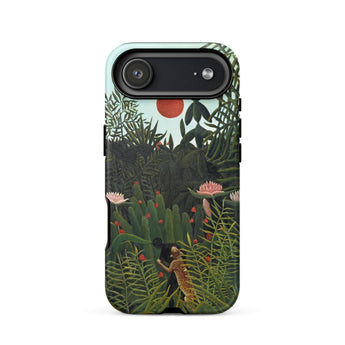 Virgin Forest - Henri Rousseau Phone Case Iphone 17 Air / Matte Phone Case Vibrant Jungle Scene Lush Green Foliage Virgin Forest Henri,
