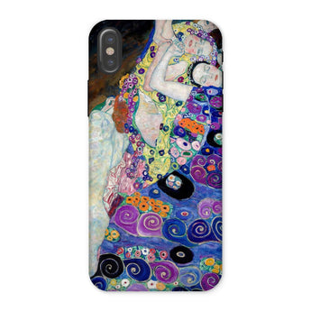 The Virgin - Gustav Klimt Iphone Case, x / Matte, Phone Case Colorful Abstract Art Print Inspired Gustav