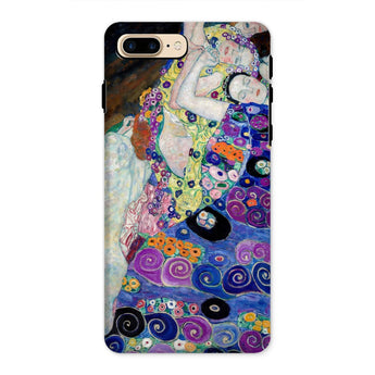 The Virgin - Gustav Klimt Phone Case Iphone 8 Plus / Matte Phone Case Colorful Art Nouveau-style Painting Figure Gustav Klimt Vienna,