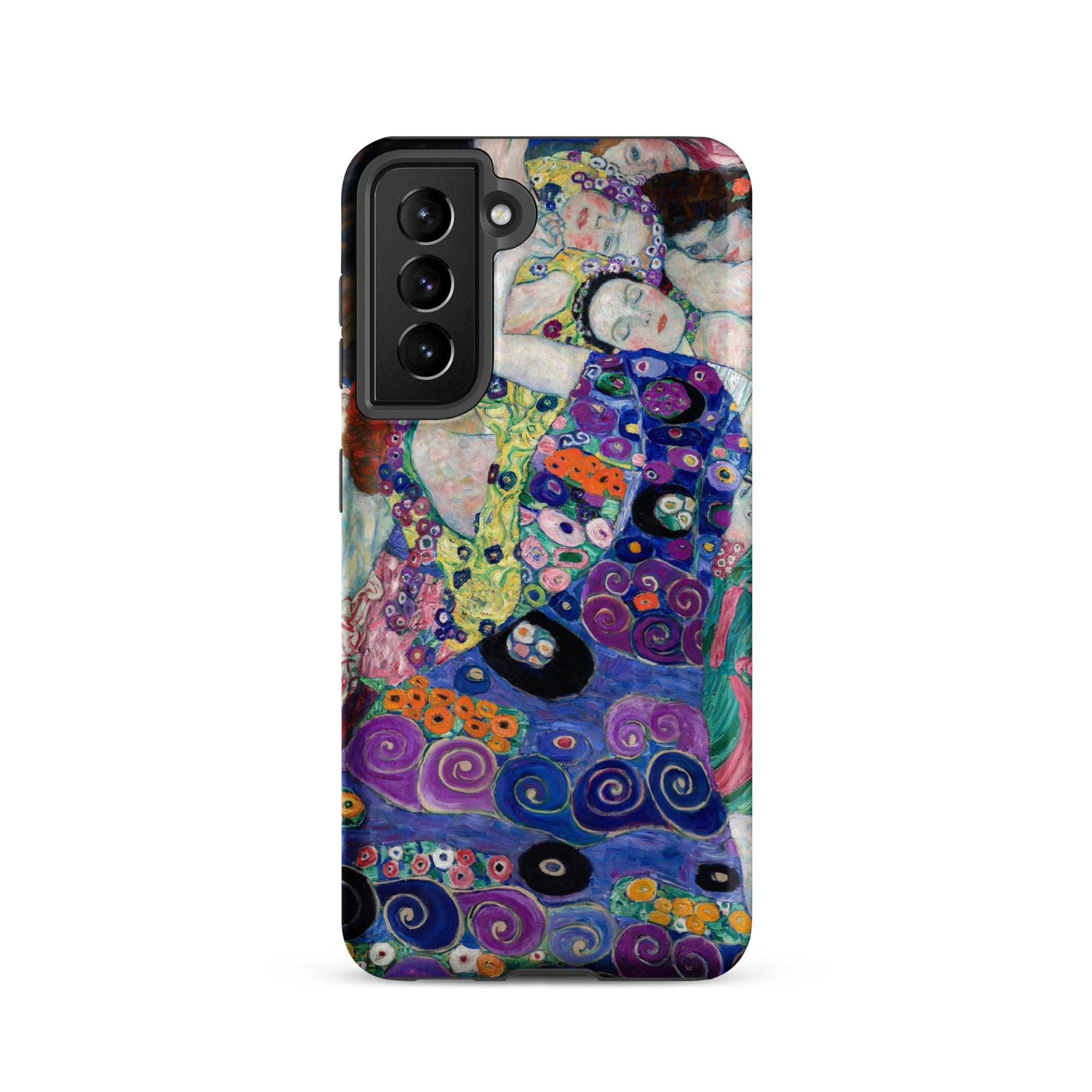 The Virgin Gustav Klimt Samsung Case, Galaxy S21 / Matte, Smartphone Case Colorful Ornate Art Nouveau Design