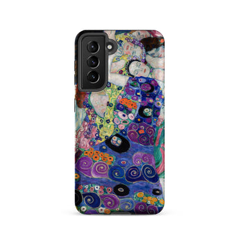 The Virgin - Gustav Klimt Samsung Case, Galaxy S21 / Matte, Smartphone Case Colorful Ornate Art Nouveau Design