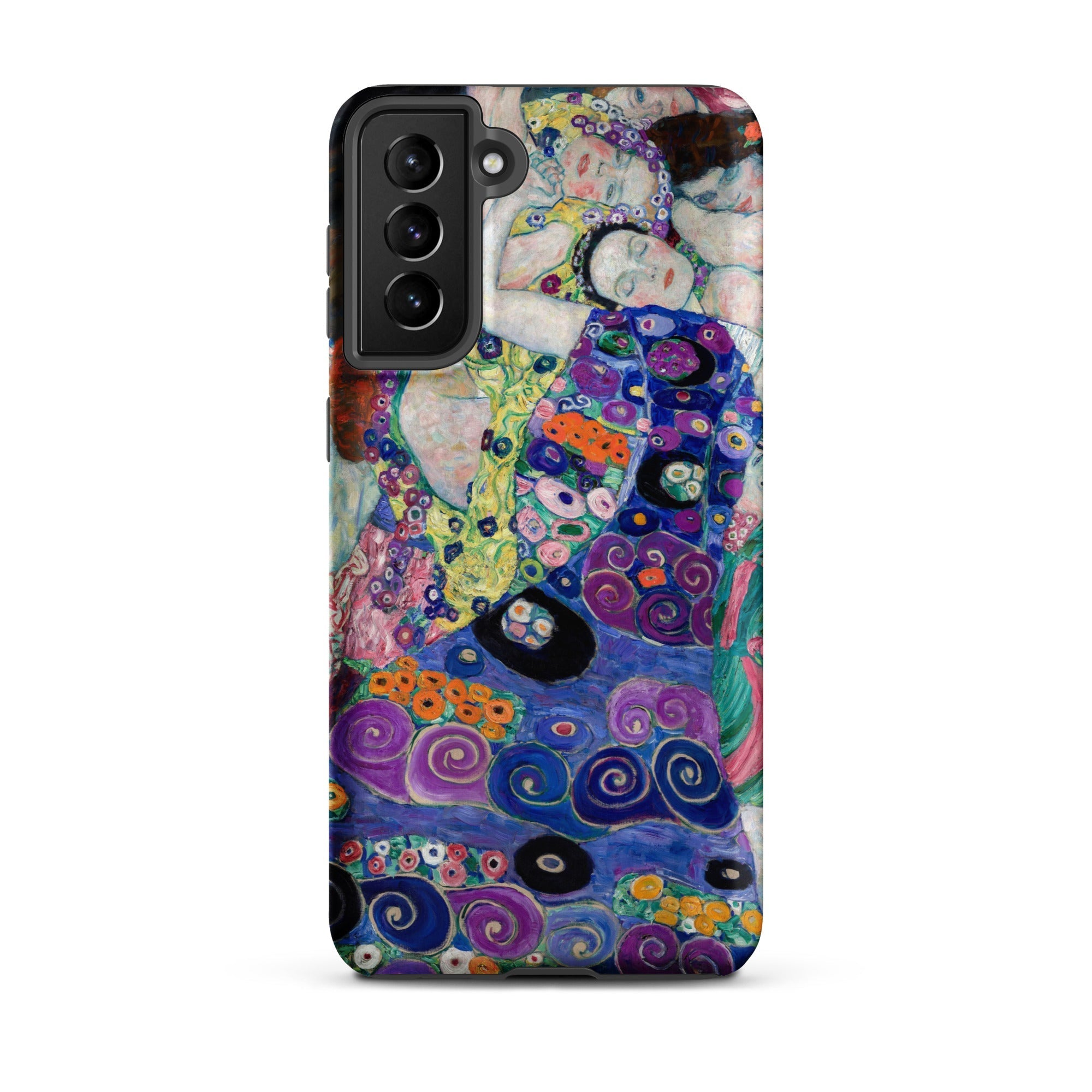 The Virgin Gustav Klimt Samsung Case, Galaxy S21 Plus / Matte, Smartphone Case Colorful Patterned Artistic Design