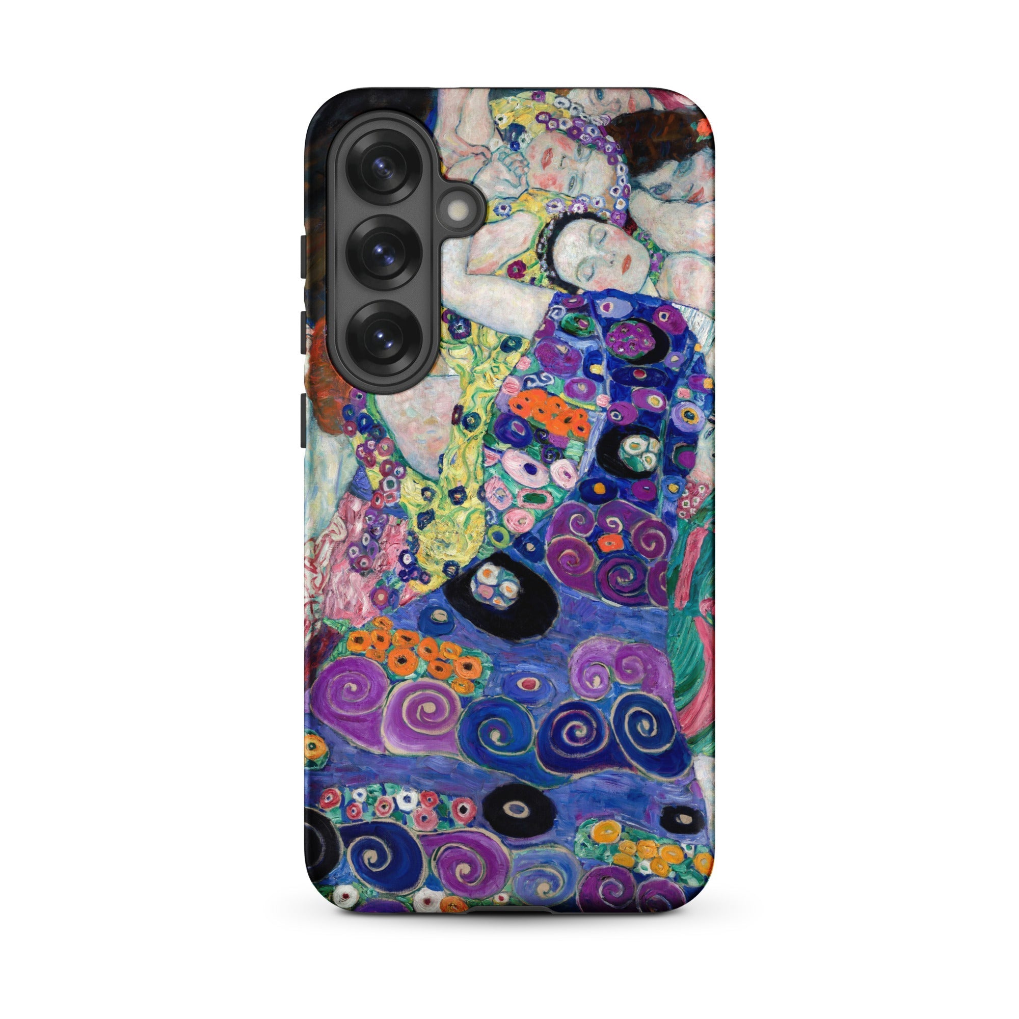 The Virgin Gustav Klimt Samsung Case, Galaxy S25 Plus / Matte, Smartphone Case Vibrant Abstract Art Design