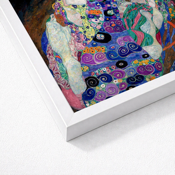 Vibrant Framed Reproduction Gustav Klimt’s ?The Kiss” Patterns Klimt, Kaleidoscopic Realm, Austrian Symbolist Art