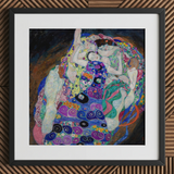 The Virgin - Gustav Klimt Symbolist Art Nouveau Print / Canvas Vibrant Framed Reproduction Gustav Klimt’s ?The Kiss” Patterns Klimt, K