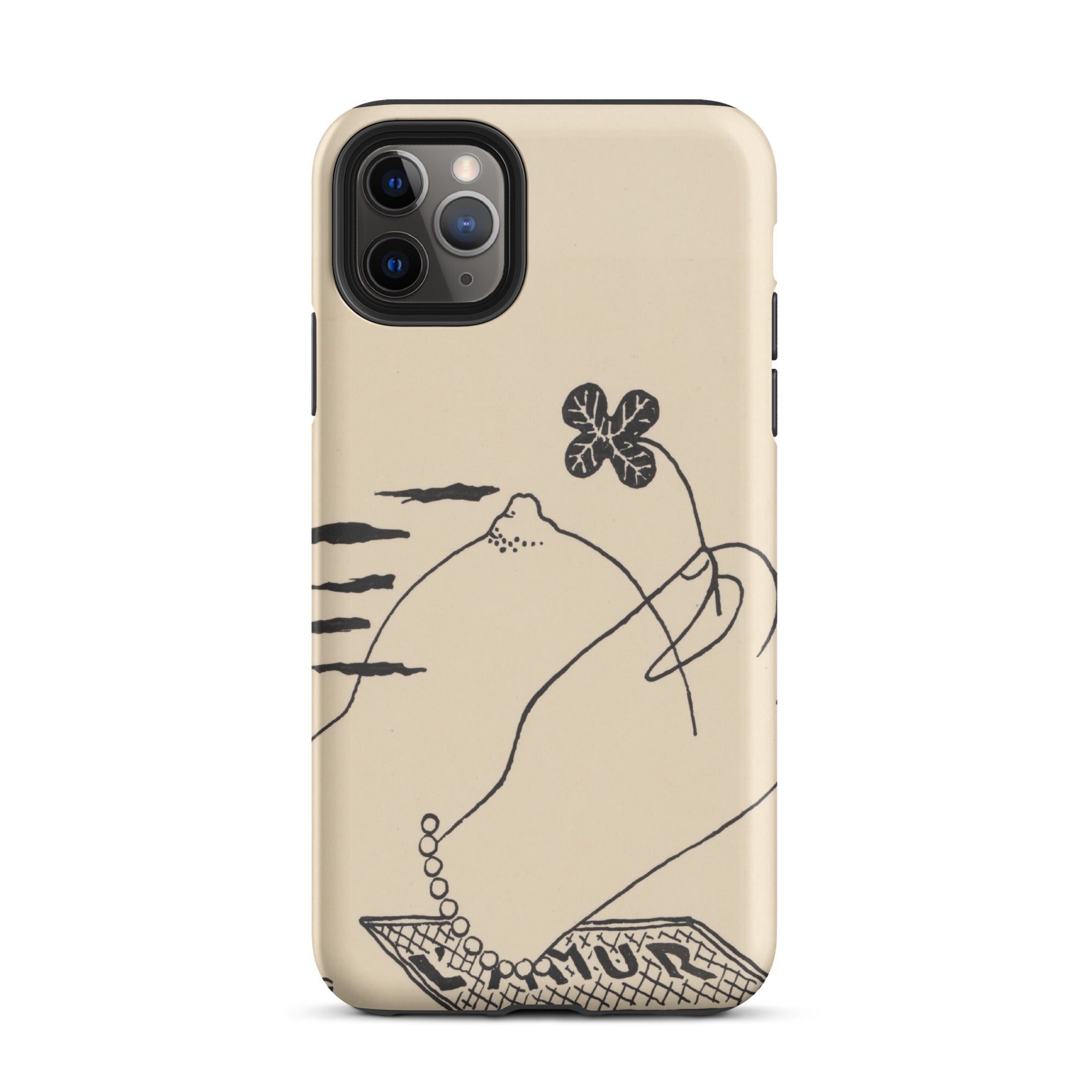 Volcano Mikulas Galanda Iphone Case, 11 Pro Max / Matte, Beige Phone Case Hand Drawn Design