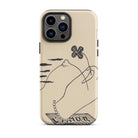 Volcano Mikulas Galanda Iphone Case, 13 Pro Max / Matte, Beige Phone Case Hand Drawn Design