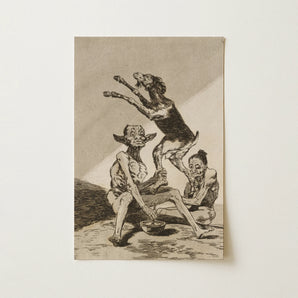 Wait ?Til You’ve been Anointed - Francisco De Goya Art Print / Canvas, 12x18’’ / 31x46cm / Unframed / no Border, Posters Prints & Visual