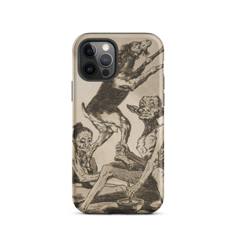 Wait Till You’ve been Anointed - Francisco De Goya Iphone Case, 12 Pro / Matte, Iphone Vintage-style Grotesque Artwork Case