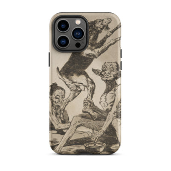 Wait Till You’ve been Anointed - Francisco De Goya Phone Case Iphone 13 Pro Max / Matte Iphone Case Vintage-style Grotesque Goya’s Wait,