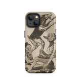 Wait Till You’ve been Anointed - Francisco De Goya Phone Case Iphone 14 / Matte Phone Case Vintage-style Illustration Grotesque Figures