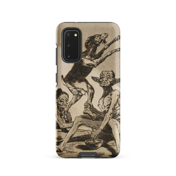 Wait Till You’ve been Anointed - Francisco De Goya Samsung Case, Galaxy S20 / Matte, Smartphone Vintage-style Macabre Illustration Case