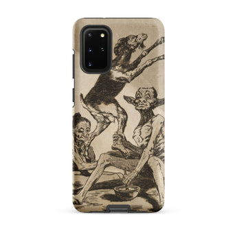 Wait Till You’ve been Anointed - Francisco De Goya Samsung Case, Galaxy S20 Plus / Matte, Smartphone Vintage Grotesque Illustration Goat