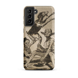 Wait Till You’ve been Anointed - Francisco De Goya Samsung Case, Galaxy S21 Plus / Matte, Smartphone Case Vintage-style Macabre Illustration
