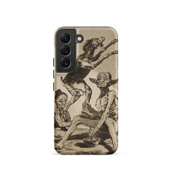 Wait Till You’ve been Anointed - Francisco De Goya Samsung Case, Galaxy S22 / Matte, Samsung Galaxy S22 Phone Case Vintage-style Grotesque