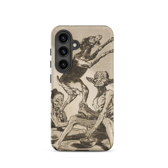 Wait Till You’ve been Anointed - Francisco De Goya Samsung Case, Galaxy S24 / Matte, Phone Case Vintage-style Grotesque Figures Goat