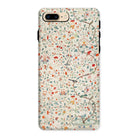 Wall Panel with Garden Urn Painted Silk Iphone Case, 8 Plus / Matte, Floral Bird Patterned Phone Case