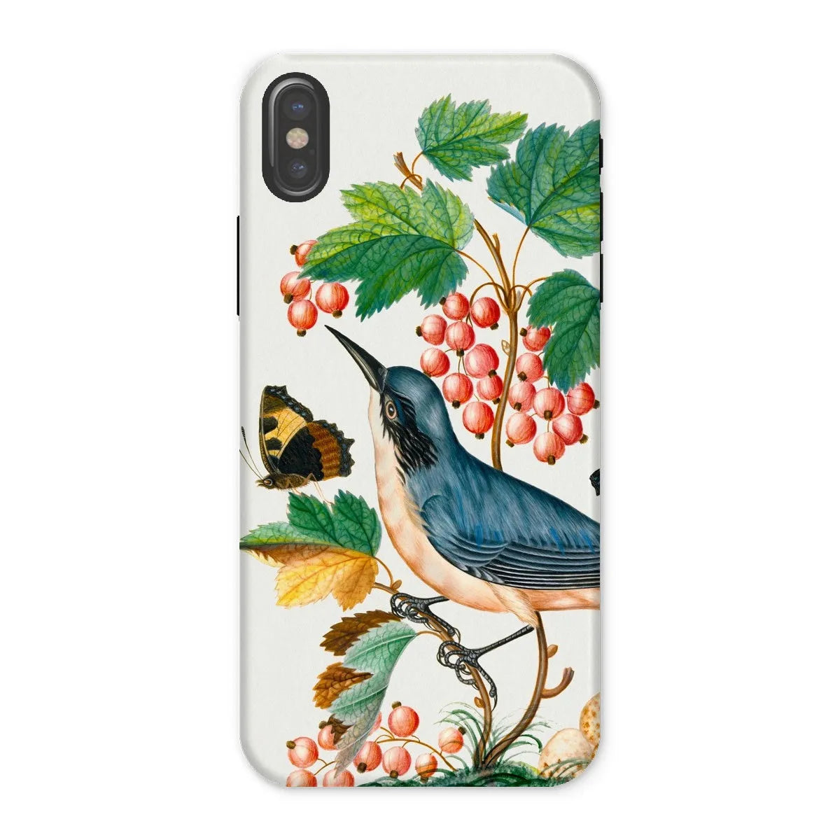 Warbler Admiral Wasps & Ants - Art Phone Case - James Bolton - Iphone x / Matte - Mobile Phone Cases - Aesthetic Art