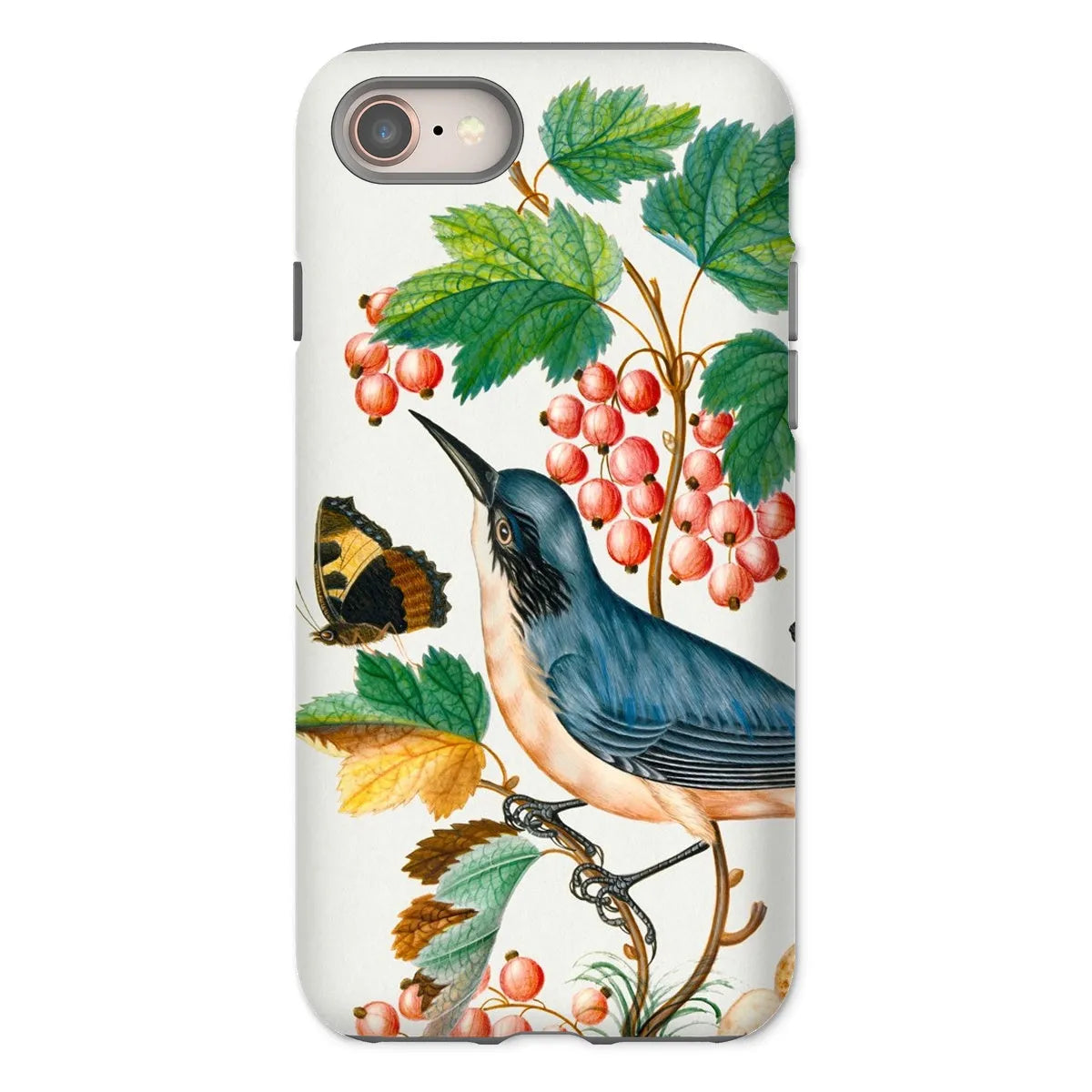 Warbler Admiral Wasps & Ants - Art Phone Case - James Bolton - Iphone 8 / Matte - Mobile Phone Cases - Aesthetic Art