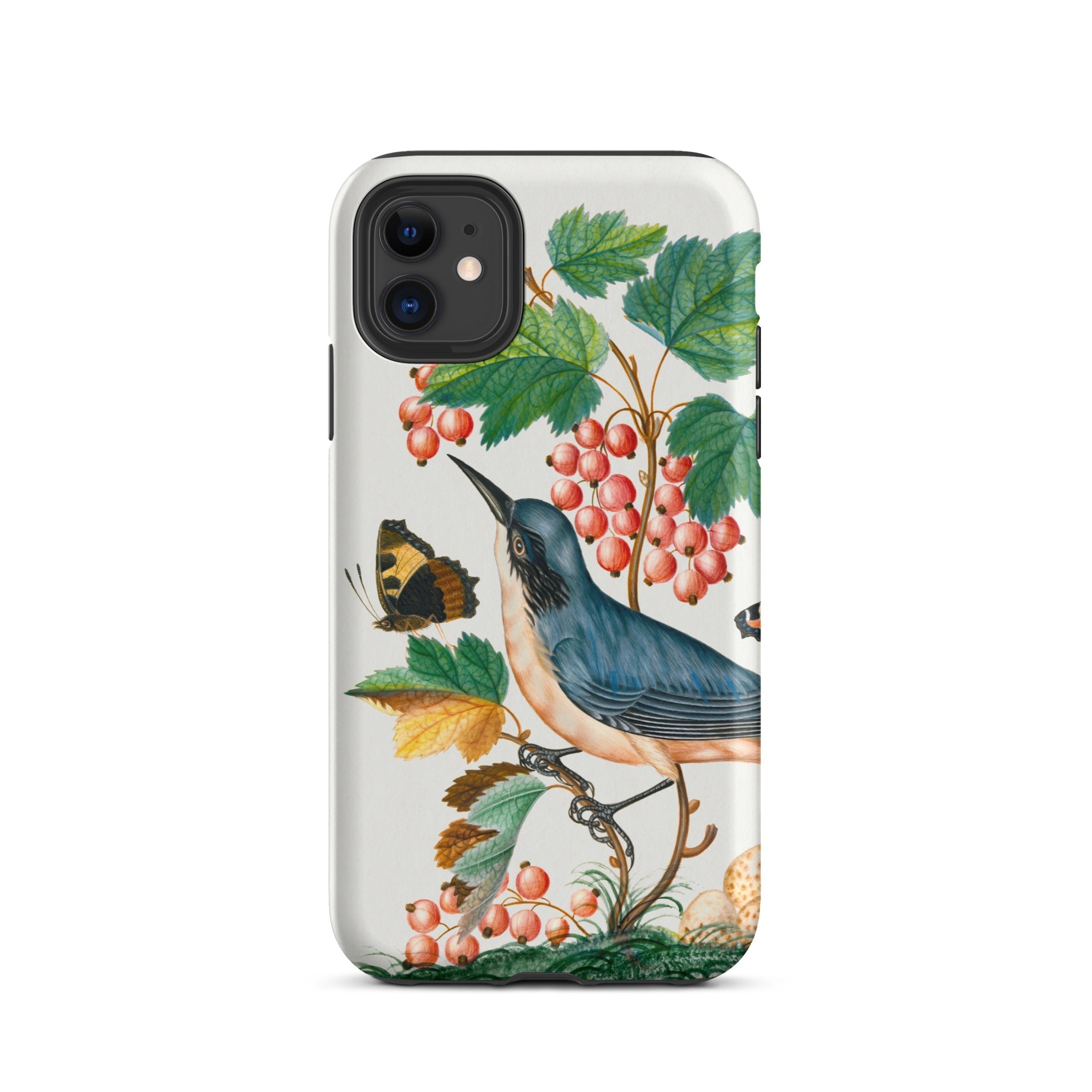 Warbler Admiral Wasps & Ants James Bolton Iphone Case, 11 / Matte, Bird Butterfly Patterned Phone Case