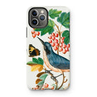 Warbler Admiral Wasps & Ants - James Bolton Iphone Case, 11 Pro / Matte, Decorative Phone Case Vintage-style Illustration Bird Berries