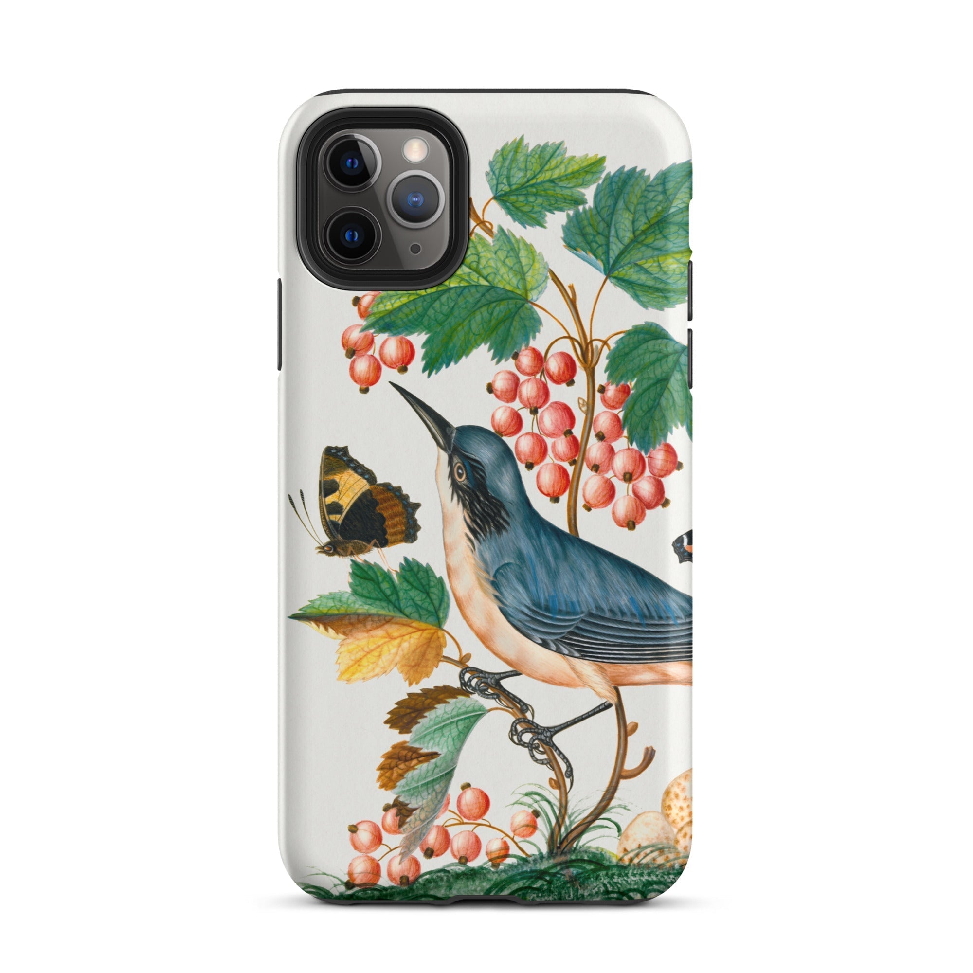 Warbler Admiral Wasps & Ants James Bolton Iphone Case, 11 Pro Max / Matte, Bird Butterfly Phone Case