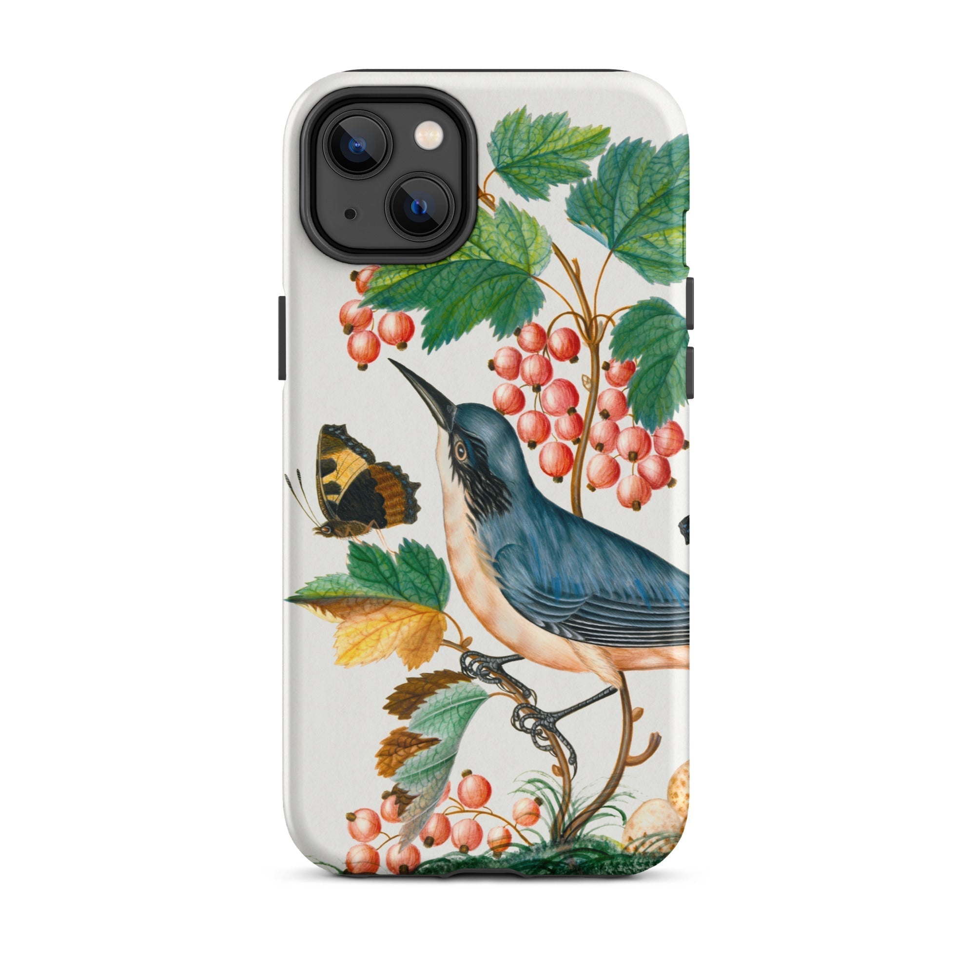 Warbler Admiral Wasps & Ants James Bolton Iphone Case, 14 Plus / Matte, Bird Butterfly Patterned Phone Case