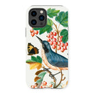 Warbler Admiral Wasps & Ants - James Bolton Iphone Case, 14 Pro / Matte, Decorative Phone Case Vintage-style Botanical Illustration Bird