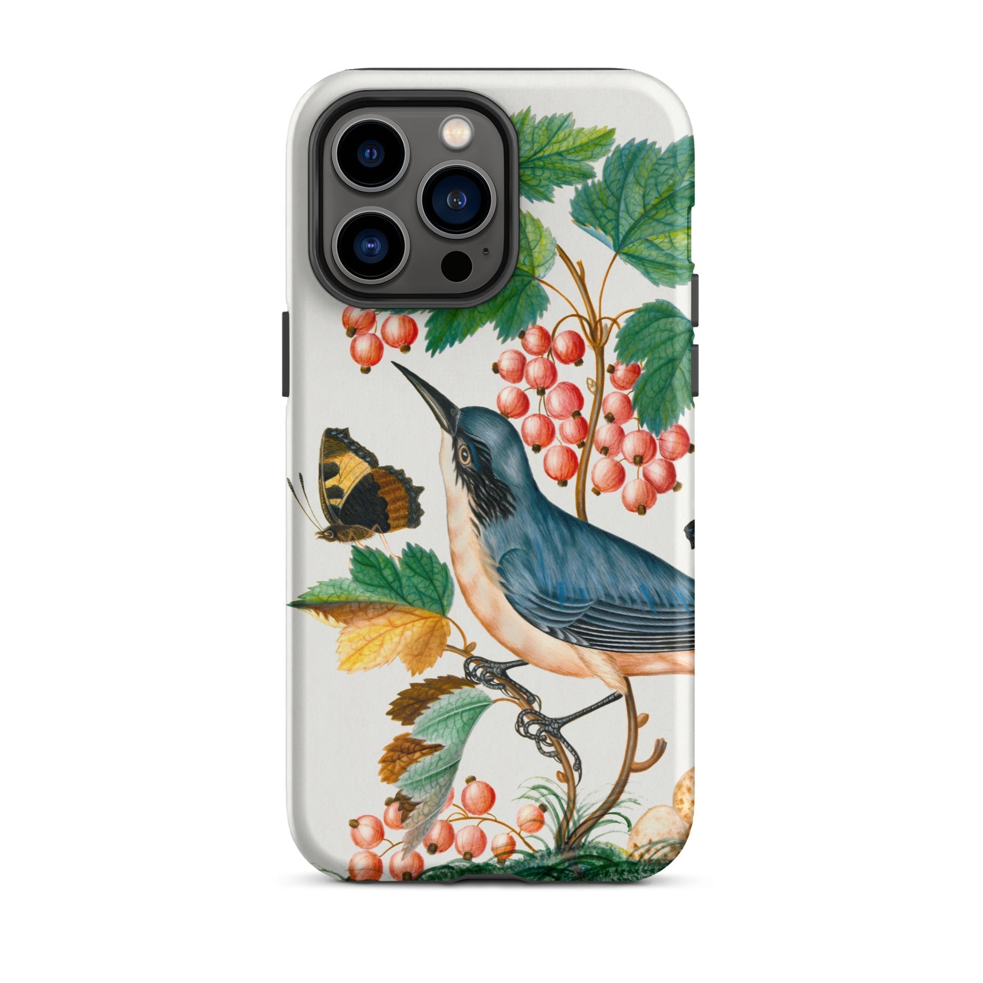 Warbler Admiral Wasps & Ants James Bolton Iphone Case, 14 Pro Max / Matte, Bird Butterfly Phone Case
