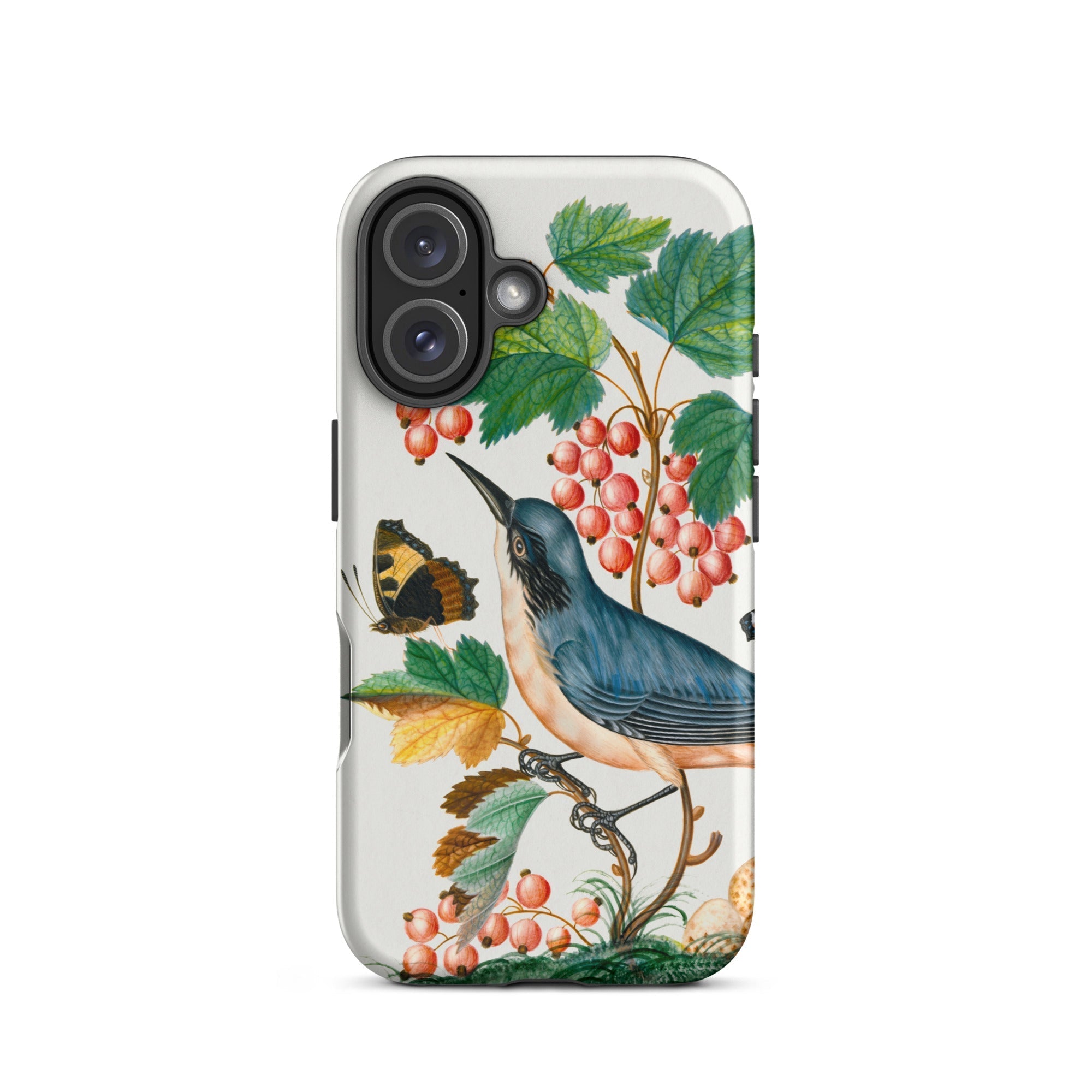 Warbler Admiral Wasps & Ants James Bolton Iphone Case, 16 / Matte, Bird Butterfly Phone Case