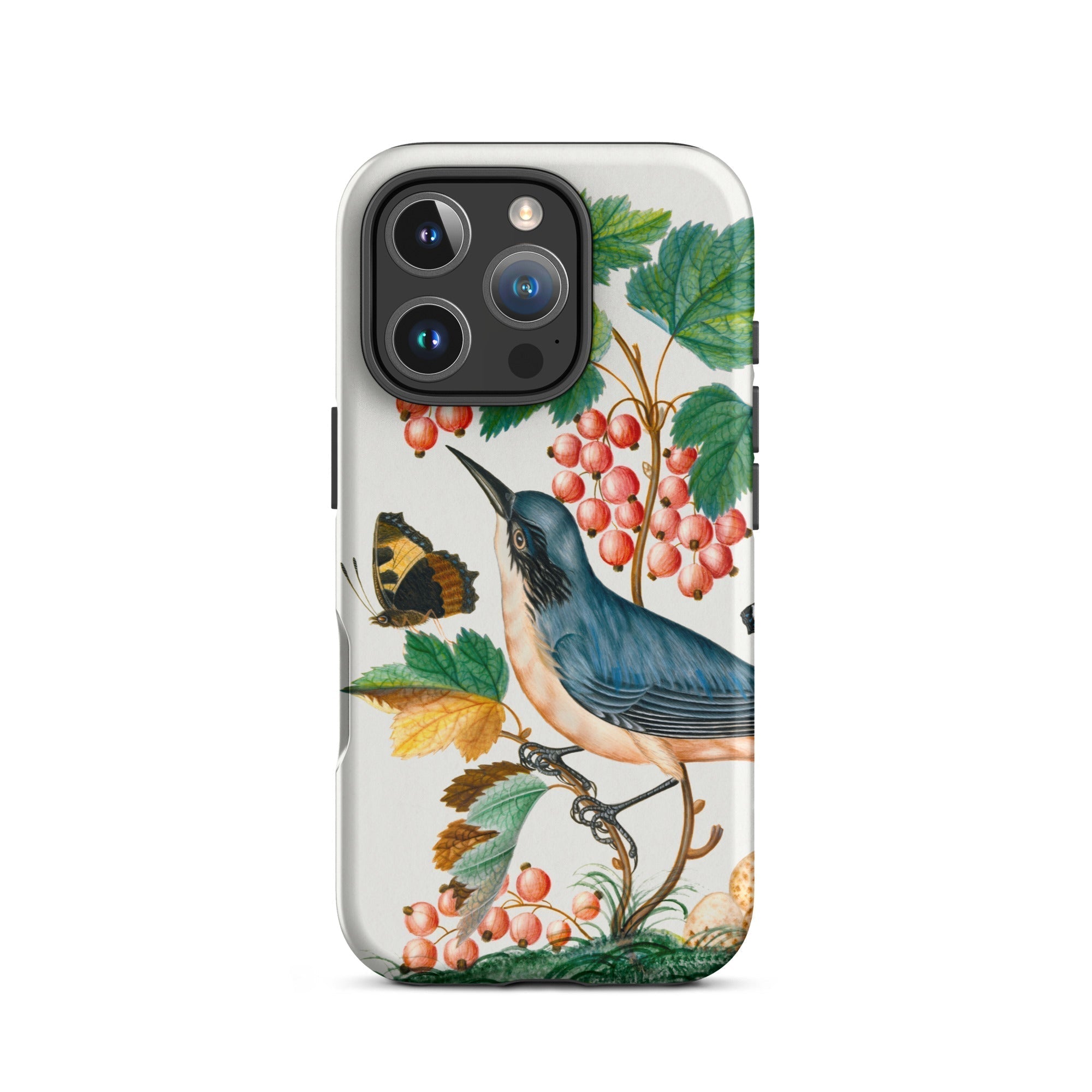 Warbler Admiral Wasps & Ants James Bolton Iphone Case, 16 Pro / Matte, Bird Butterfly Patterned Phone Case