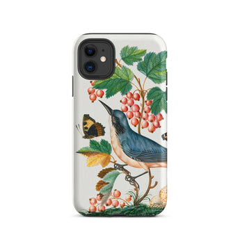 Warbler Admiral Wasps & Ants - James Bolton Phone Case Iphone 11 / Matte Bird Butterfly Patterned Phone Case James Bolton Art, 18th-century