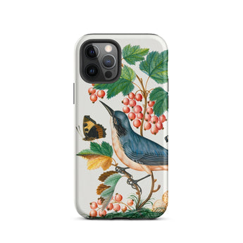 Warbler Admiral Wasps & Ants - James Bolton Phone Case Iphone 12 Pro / Matte Bird Butterfly Phone Case James Bolton Art, 18th-century
