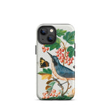 Warbler Admiral Wasps & Ants - James Bolton Phone Case Iphone 13 Mini / Matte Bird Butterfly Art, 18th-century Naturalist Splendor, Mobile