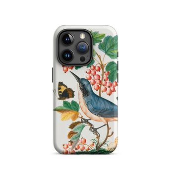 Warbler Admiral Wasps & Ants - James Bolton Phone Case Iphone 15 Pro / Matte Bird Butterfly Patterned Phone Case James Bolton Art,