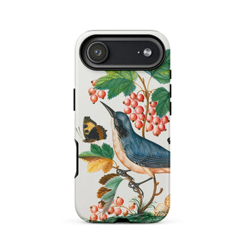 Warbler Admiral Wasps & Ants - James Bolton Phone Case Iphone 17 Air / Matte Google Pixel 7 Pro Phone Case Bird Berries James Bolton Art,