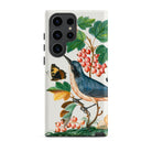 Warbler Admiral Wasps & Ants James Bolton Samsung Case, Galaxy S23 Ultra / Matte, White Smartphone Case Vibrant Illustration Blue Bird