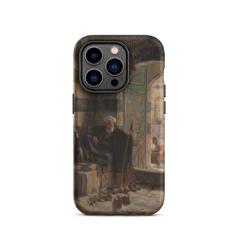 Warden of the Mosque - Gustave Bauernfeind Iphone Case, 14 Pro / Matte, Art-adorned Phone Case