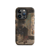 Warden of the Mosque - Gustave Bauernfeind Iphone Case, 15 Pro / Matte, Phone Case Painting