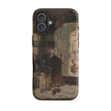 Warden of the Mosque - Gustave Bauernfeind Iphone Case, 16 Plus / Matte, Phone Case Painting