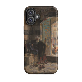 Warden of the Mosque - Gustave Bauernfeind Iphone Case, 16 Plus / Matte, Phone Case Painting