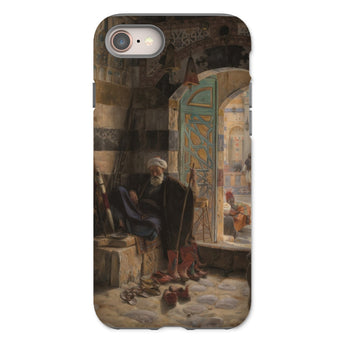 Warden of the Mosque - Gustave Bauernfeind Iphone Case, 8 / Matte, Phone Case Orientalist Painting