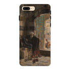 Warden of the Mosque Gustave Bauernfeind Iphone Case, 8 Plus / Matte, Phone Case Painting Seated Man Traditional Middle Eastern