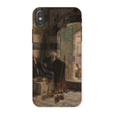 Warden of the Mosque - Gustave Bauernfeind Iphone Case, x / Matte, Phone Case Orientalist Painting