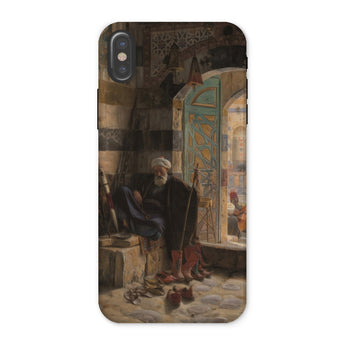 Warden of the Mosque - Gustave Bauernfeind Iphone Case, x / Matte, Phone Case Orientalist Painting
