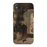Warden of the Mosque - Gustave Bauernfeind Iphone Case, Xs / Matte, Phone Case Orientalist Painting