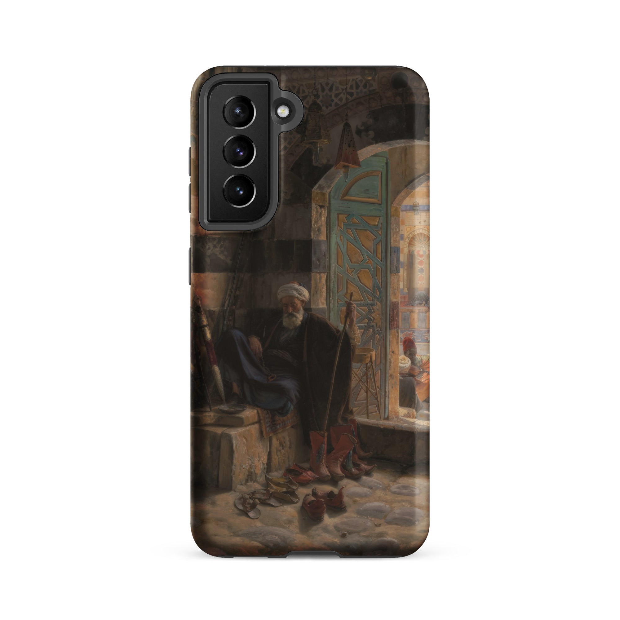 Warden of the Mosque Gustave Bauernfeind Samsung Case, Galaxy S21 Fe / Matte, Smartphone Case Classical Painting Man