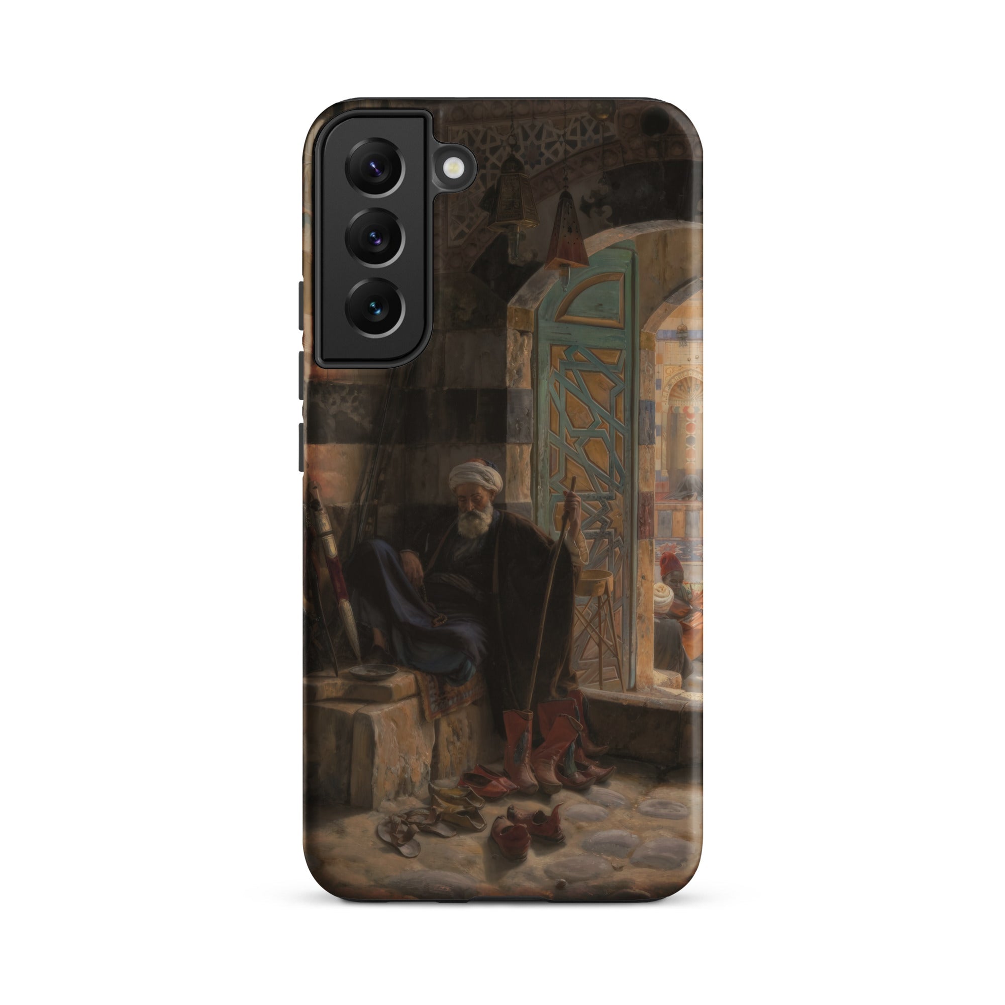 Warden of the Mosque Gustave Bauernfeind Samsung Case, Galaxy S22 Plus / Matte, Smartphone Case Classical Painting Man