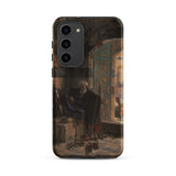 Warden of the Mosque - Gustave Bauernfeind Samsung Case, Galaxy S23 Plus / Matte, Phone Case Classical Painting Man Seated Interior